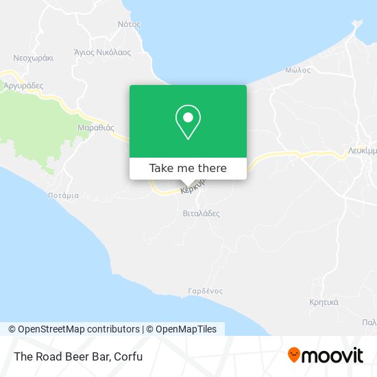 The Road Beer Bar map