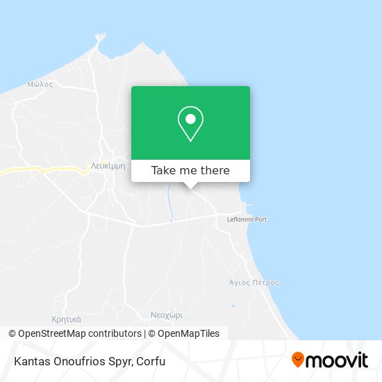 Kantas Onoufrios Spyr map
