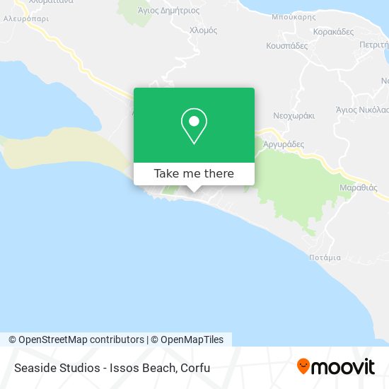 Seaside Studios - Issos Beach map
