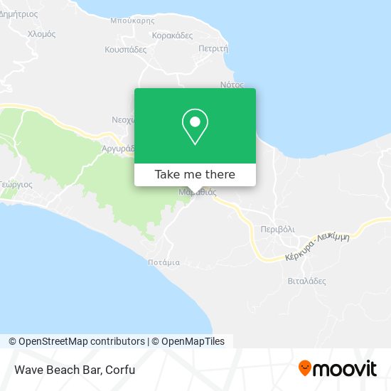 Wave Beach Bar map