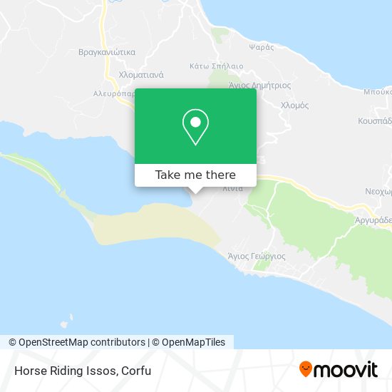 Horse Riding Issos map