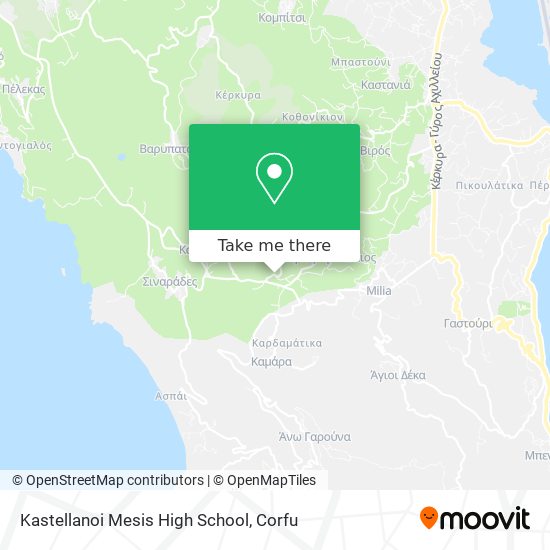 Kastellanoi Mesis High School map