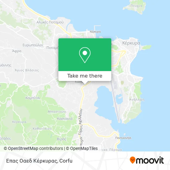 Επας Οαεδ Κέρκυρας map
