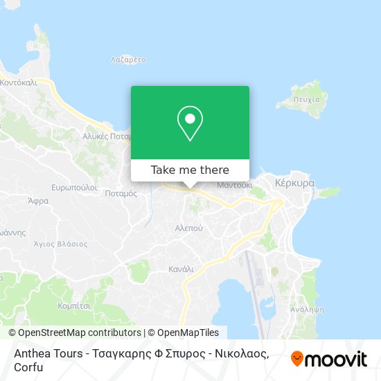 Anthea Tours - Τσαγκαρης Φ Σπυρος - Νικολαος map