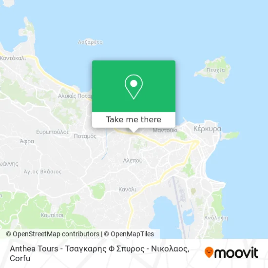 Anthea Tours - Τσαγκαρης Φ Σπυρος - Νικολαος map