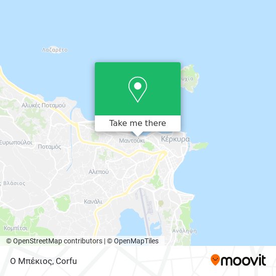 Ο Μπέκιος map