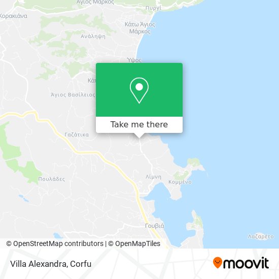 Villa Alexandra map