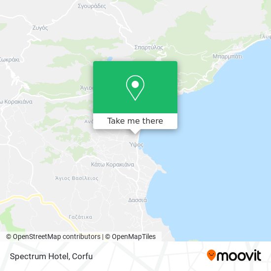 Spectrum Hotel map