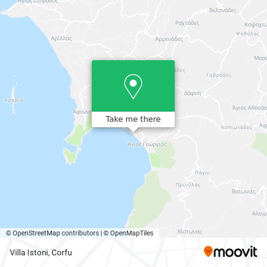 Villa Istoni map