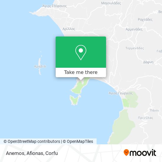 Anemos, Afionas map