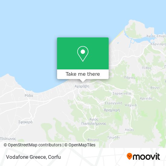 Vodafone Greece map