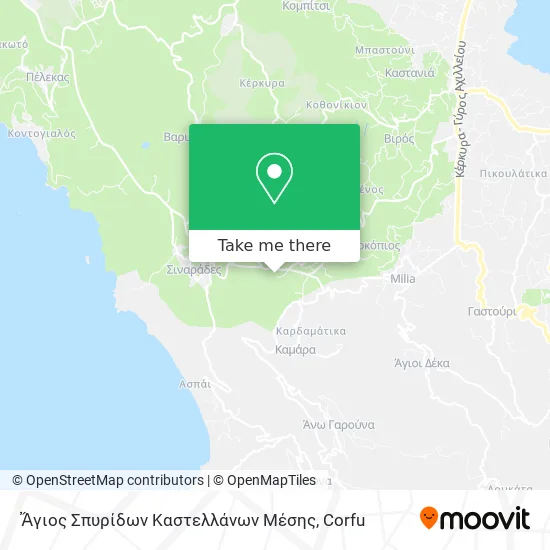 Ἄγιος Σπυρίδων Καστελλάνων Μέσης map