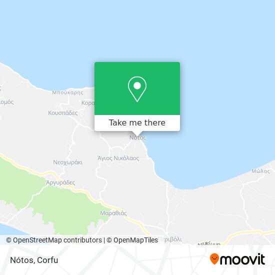 Nótos map