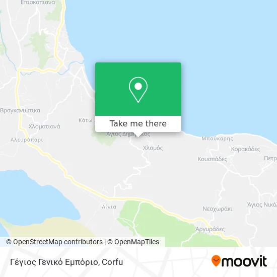 Γέγιος Γενικό Εμπόριο map