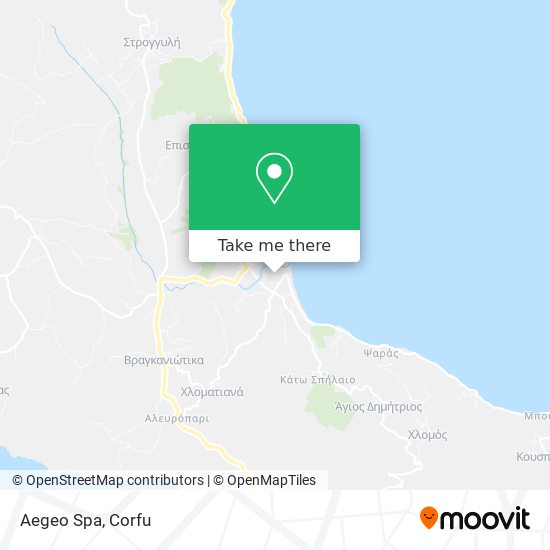 Aegeo Spa map