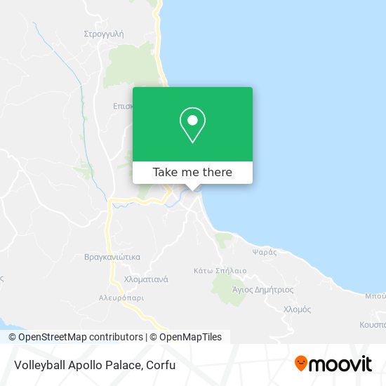 Volleyball Apollo Palace map