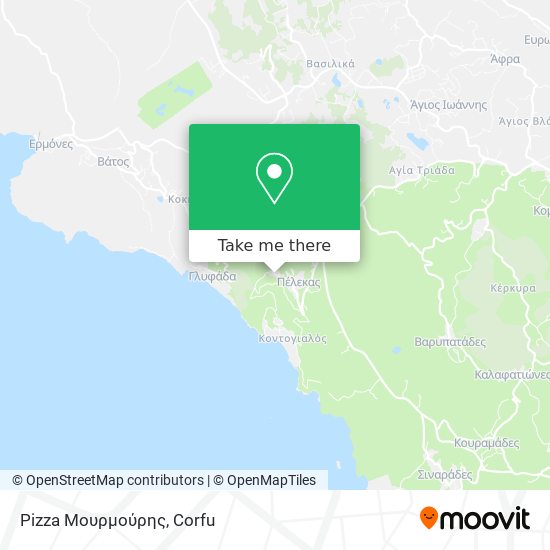 Pizza Μουρμούρης map