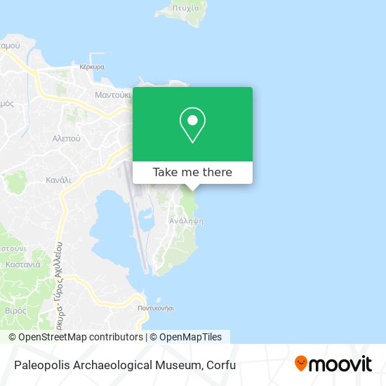 Paleopolis Archaeological Museum map