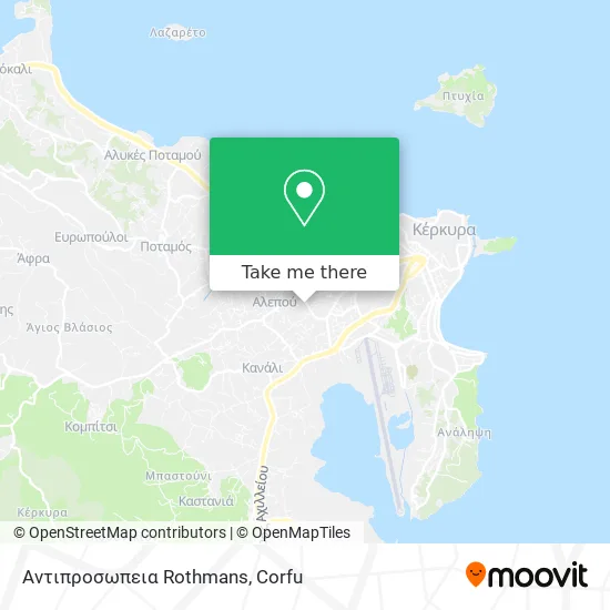 Αντιπροσωπεια Rothmans map