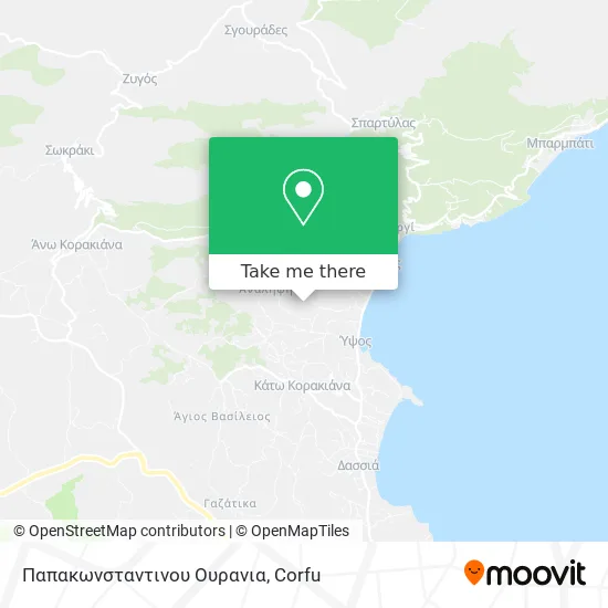 Παπακωνσταντινου Ουρανια map