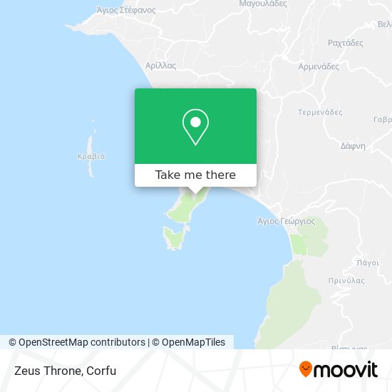 Zeus Throne map