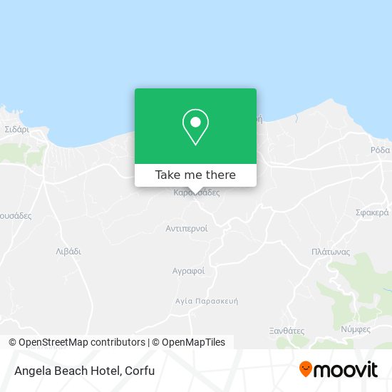 Angela Beach Hotel map