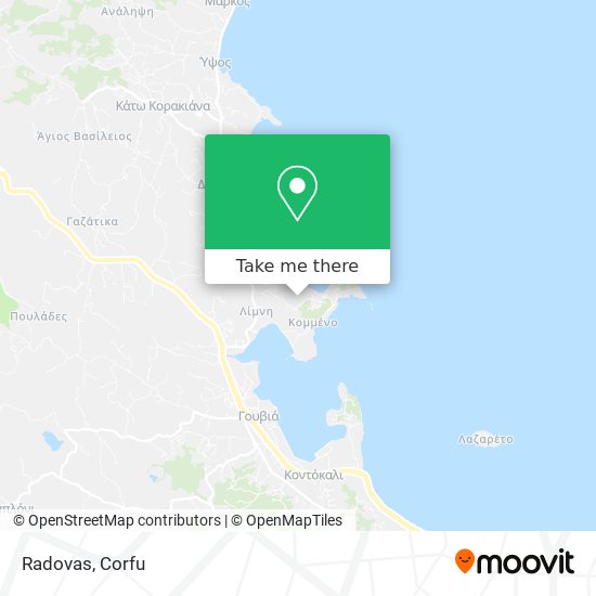 Radovas map