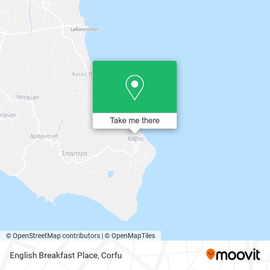 English Breakfast Place map