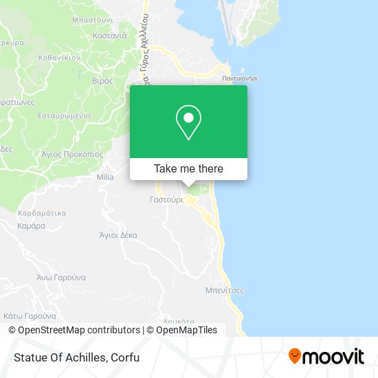 Statue Of Achilles map