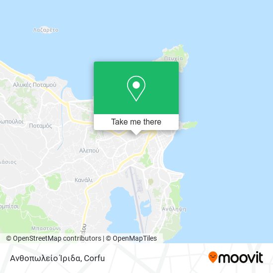 Ανθοπωλείο Ίριδα map
