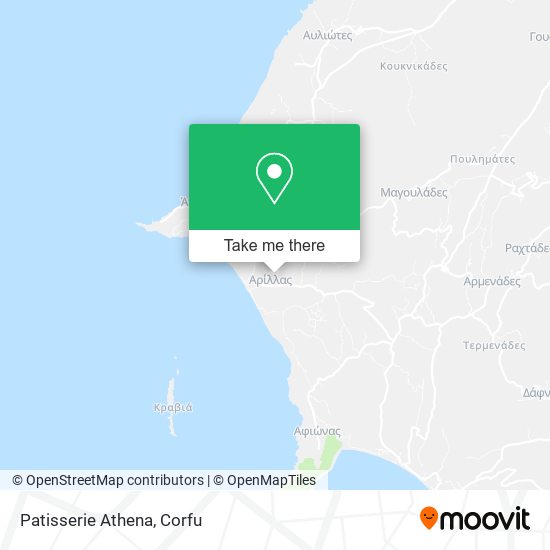 Patisserie Athena map
