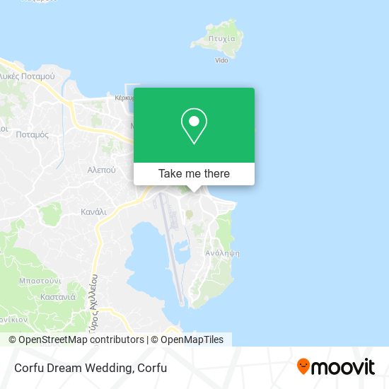 Corfu Dream Wedding map