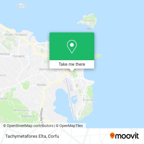 Tachymetafores Elta map