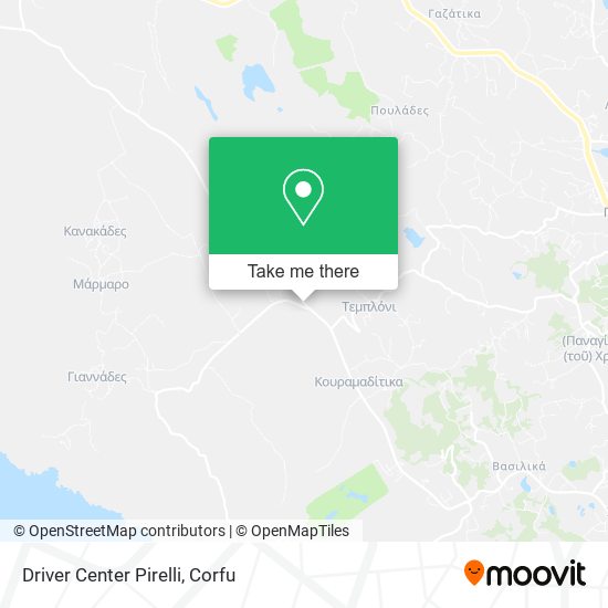 Driver Center Pirelli map