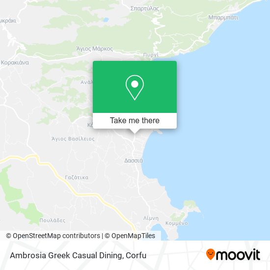 Ambrosia Greek Casual Dining map
