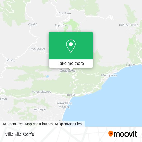 Villa Elia map