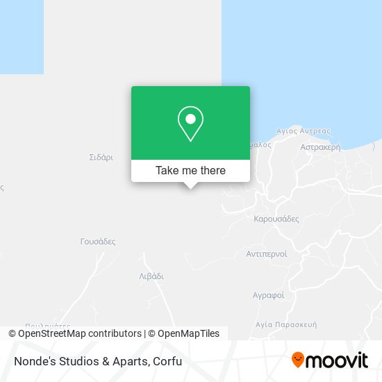 Nonde's Studios & Aparts map