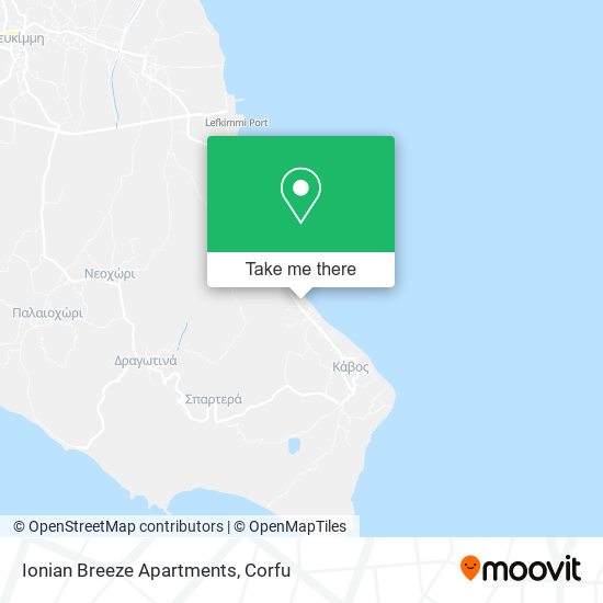 Ionian Breeze Apartments map