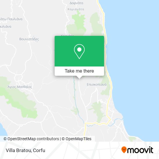 Villa Bratou map
