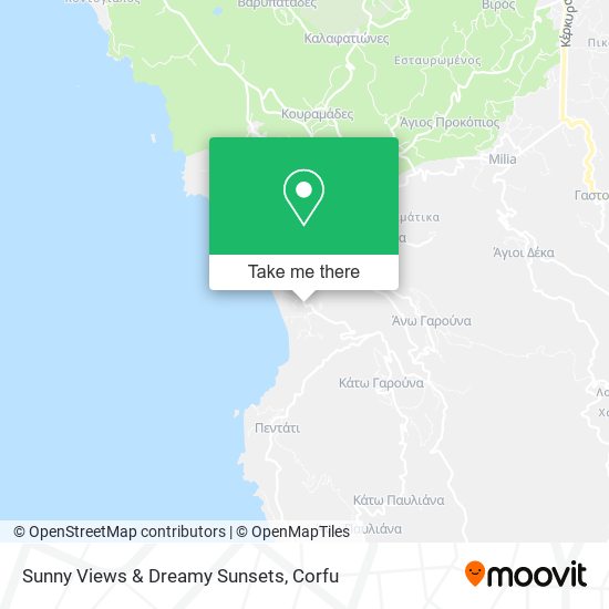 Sunny Views & Dreamy Sunsets map