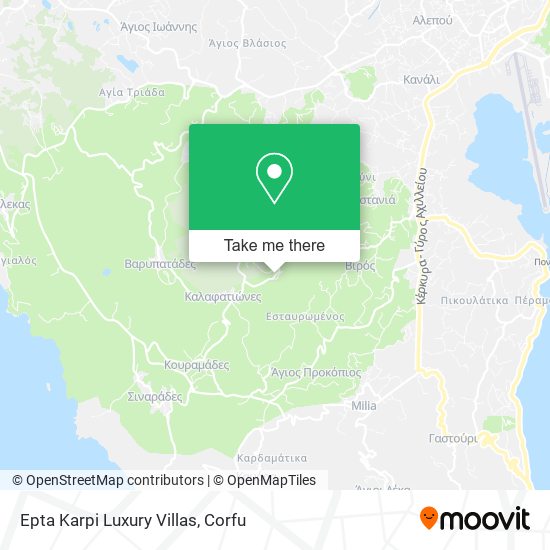 Epta Karpi Luxury Villas map