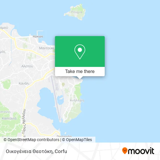 Οικογένεια Θεοτόκη map