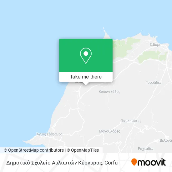 Δημοτικό Σχολείο Αυλιωτών Κέρκυρας map