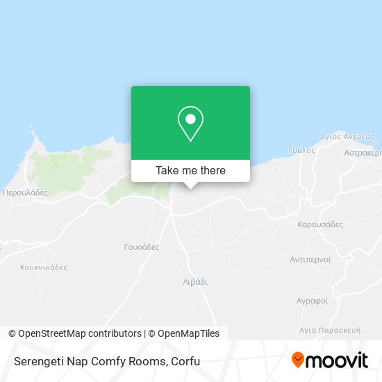 Serengeti Nap Comfy Rooms map