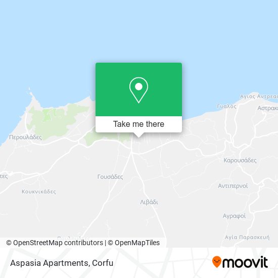Aspasia Apartments map