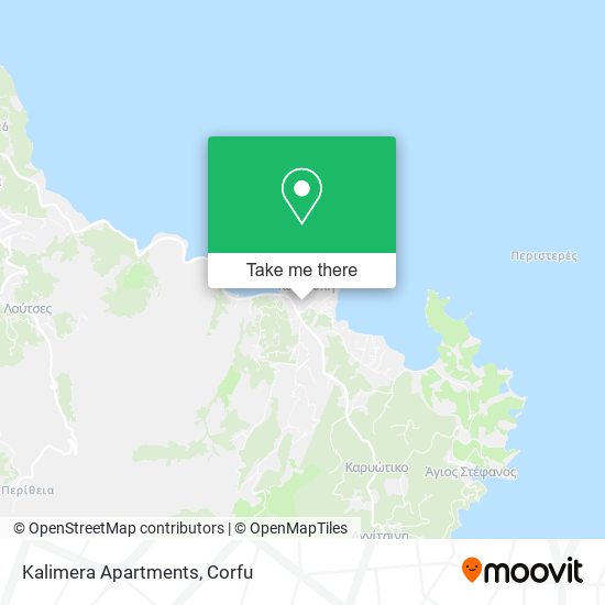 Kalimera Apartments map