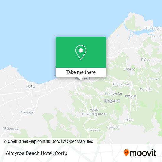 Almyros Beach Hotel map