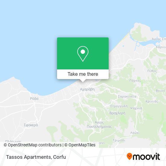 Tassos Apartments map