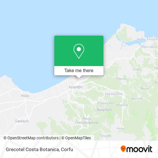 Grecotel Costa Botanica map