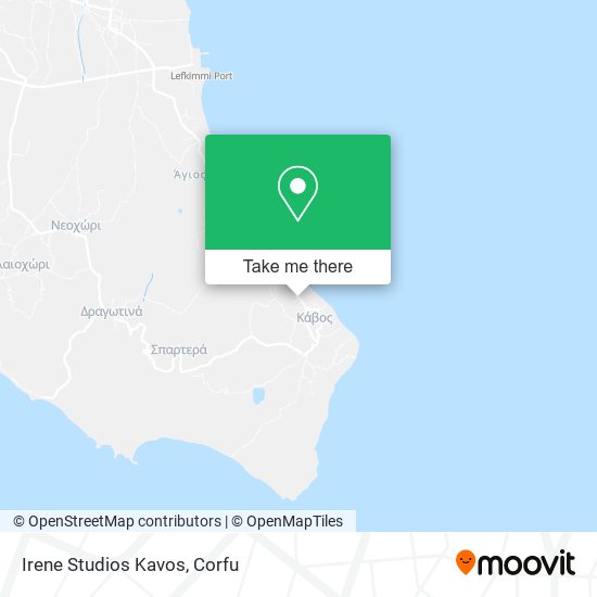 Irene Studios Kavos map